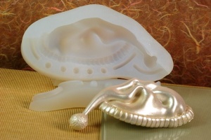 Silicon mould Moon mould, 16 x 7.2 x H 3.5 cm - Img 2