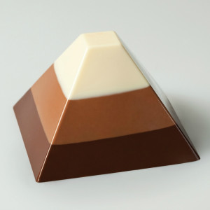 Silicon Pyramid Single Portion Pyramid 7x7xh4.5cm, 35 cavities - Img 1