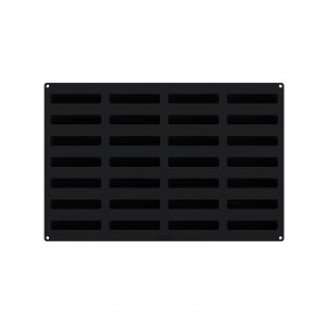 Silicon Stripe Ecler mould 13 x 2.8 x H 2.8 cm, 28 cavities, 95 ml (SQ083) - Img 3