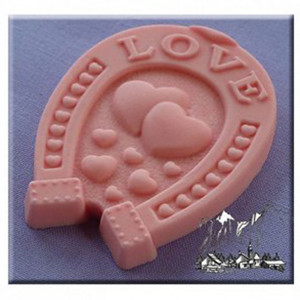 Silicon Valentine's Day mould - LOVE, 7 x 5.3 cm - Img 2
