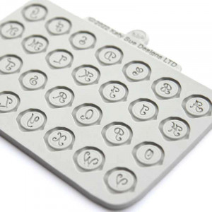 Silicone Alphabet Style Alphabet Wax Seal, 28 Subjects Ø 2 cm - Img 2