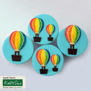 Silicone Balloons Hot Air Balloons 3 Subjects 6.5 - 3.7 x 3.8 - 2 cm - Img 6