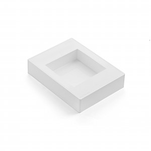 Silicone cake mould 10 x 10 x H 5 cm, vol. 495 ml - Img 1