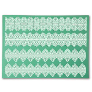 Silicone Car Mats Lace, 4 Strips 36x6.5cm - Img 1