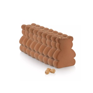 Silicone Log-Shaped Soft Toy Mould, 23.6 x 7 x H 9.1 cm, 1100 ml