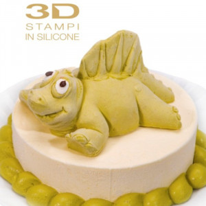 Silicone mould 3D Dinosaur Dinosaur Spinozaur, Ø 14 x H 7.5 cm - Img 2