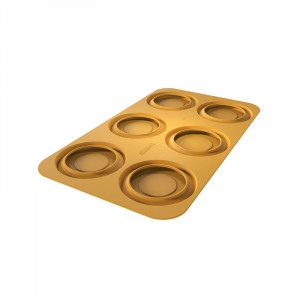Silicone mould Silikomart NaturaE Saucers Ø 11.5 x H 1.5 cm, 80 ml, 6 cavities - Img 5