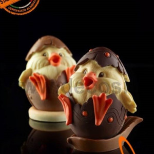 Silicone Moulding Medium Egg with Pouch, Ø 10 x H 12.3 cm - Img 2