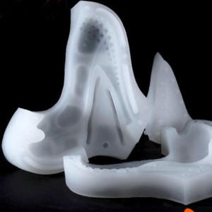Silicone Shoe Heel Shoe Mould with 3D Metallic Colours, 13 x 5.7 x H 12.6 cm - Img 2