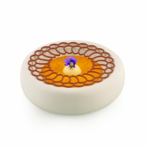 Silikomart NaturaE Mandala Silicone Mould, Ø 14 x H 0.17 cm, 2 cavities