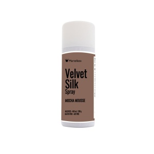 SPRAY VELVET VELVET Silk - Mocha Mousse Food Colour, 400 ml