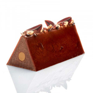 Stainless Steel Baking Tin Products Geometric Triangle Pattern, 8.2 x 25 x H 8 cm, vol. 890 ml - Img 2