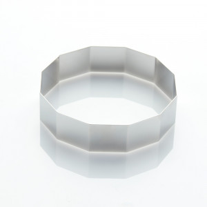 Stainless steel Diamond Rim Ø 20 x H 4 cm - Img 1