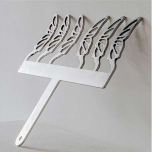 *Stainless steel utensil Chocolate Decorations Butterfly Model H 6 cm - Img 1