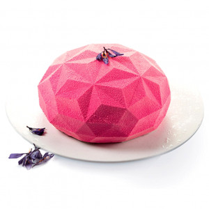Szilikon forma 3D torta 3D Diamond Ø 18 x H 9 cm, 1590 ml - Img 1