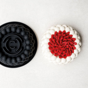 Szilikon forma Pavocake Tort 3D Nuage Ø 18 x H 6,5 cm, 1200 ml - Img 1