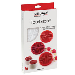 Szilikon forma TOP / Tourbillon betét 28, Ø 7 x H 0,8 cm, 6 üreggel - Img 4