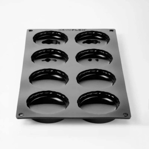 Szilikon makaróni egyadagos formakészlet 2 x 8 üreg, Ø 7 x H 3,5 cm, 110 ml - Img 4