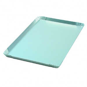Tavita Prezentare Aluminiu, 4 margini, 37.5 x 24.5 x H 2 cm