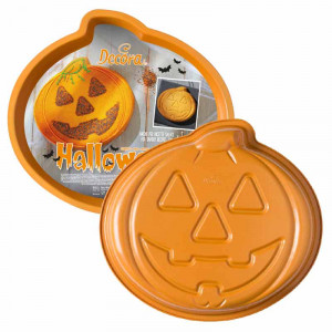 Tortaforma Modell Halloween Tök Halloween, Ø 30 x H 5 cm, tapadásmentes fém, Ø 30 x H 5 cm, tapadásmentes fém - Img 3