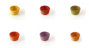 Vajas kerek piteformák, semleges 5 színű Ø 3,5 cm, BHB, 280 db - Img 3