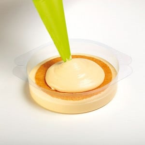 Пластмасови форми за еднократна употреба Voila, торта Ø 22 x h 4 cm, 100 бр. - Img 1