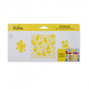 Пластмасов страничен декор Sablon Exotic, 25 x 10 cm - Img 3