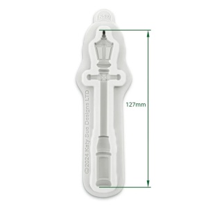 Силиконова коледна отливка - Lampadar, H 12,7 cm - Img 3