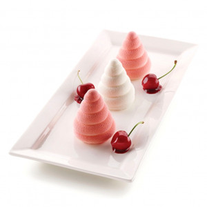 Силиконова 3D матрица Brad Ø 6 x H 7 cm, 6 кухини x 100 ml - Img 9