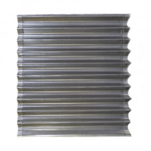 Тава за багети 80 x 60 cm - 10 напречни канала, рамка от нитрит
