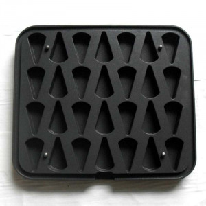 Форма Cookmatic Cookmatic Model 19 Profile Neted, 6,7 - 7 x 3,7 - 4 x H 2,5 cm, 28 кухини - Img 2