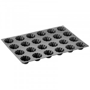 Форма Pavoflex 60x40cm Brioche/Savarina Ø7.9xh3.7cm, 24 кухини, 100 ml - Img 3