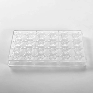 Формичка от поликарбонат 24 пралини Шоколадово цвете, Ø 3,8 x H 1,3 cm, 10 g - Img 2