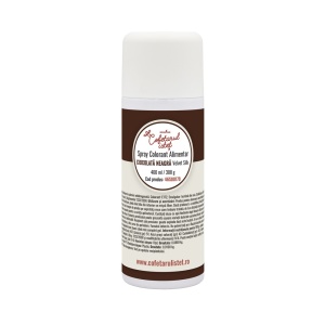 Хранителен оцветител SPRAY VELVET Silk Dark Chocolate 400 ml
