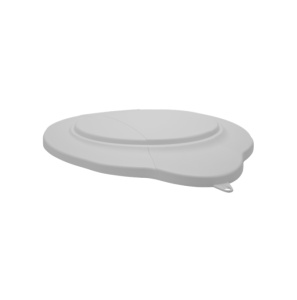 20-litre Bucket Lid, White Plastic