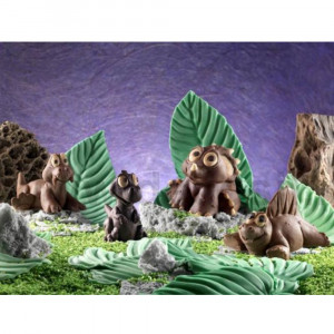 3D динозавър Велоцираптор 3D силиконов калъп, Ø 10 x H 10,5 cm - Img 3