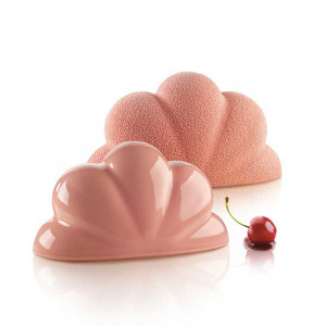 3D комплект силиконови форми за торта Nuvola (2 форми) 22 x 11 x H 6 cm, 1600 ml - Img 5
