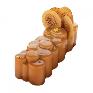 3D силиконова торта 3D монета 25x8xH7.7cm - Img 1