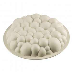 3D силиконова форма за торта 3D Bubbles Ø 22 x H 5,5 cm, 1600 ml - Img 2