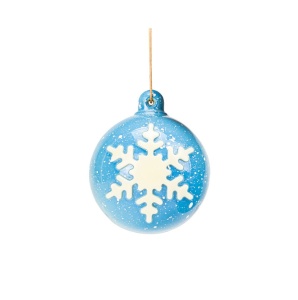 3D chocolate mould, Polycarbonate with Magnets, Snowflake Christmas Globe, Ø 6 x H 7.2 cm, 47 gr - Img 1