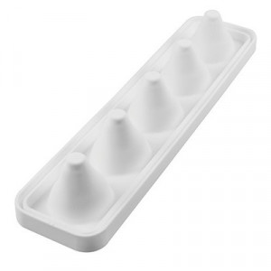 3D Para/Avocado, 6x5.5xx5.5xH7.6cm - Silicon Monoportii mould, 5 cavities - Img 4