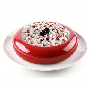3D Silicon Cake Tin 3D Dot Ø 20 x H 5.8 cm, 1500 ml - Img 1