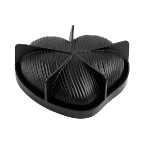 3D szív alakú szilikon tortaforma, kötött mintás, 18 x 17 x H 6 cm, 1000 ml - Img 3