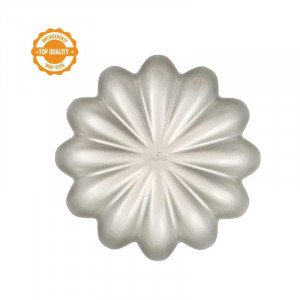 Baking Tin Decorated Flower Pattern, Ø 24 x H 6 cm, Non-stick Steel - Img 2