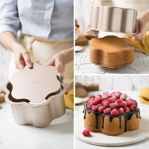Baking Tin Model Angel Cake, Ø 22 x H 10 cm, Non-stick Metal - Img 5