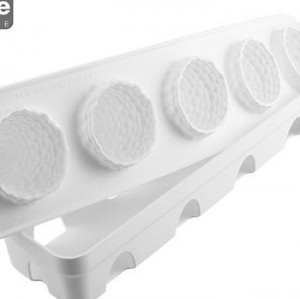 Blackberry/ Raspberry 3D, Ø6.5xH6.7cm - Silicon mould Single-portion, 5 cavities - Img 3