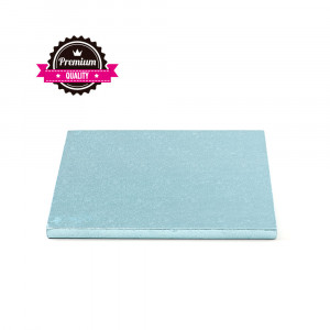 Blue Patrat Cake Platter, 25 x 25 x H 1.2 cm - Img 1
