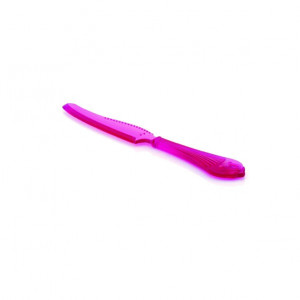 Cake/Desert Portioning Knife, Fuchsia Plastic, L 29 cm