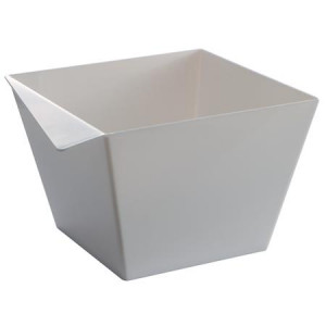 Caserola Reutilizabila Prezentare Produse 460ml, Plastic Alb, 11.8 x 10 x H 7cm, Set 50 Buc
