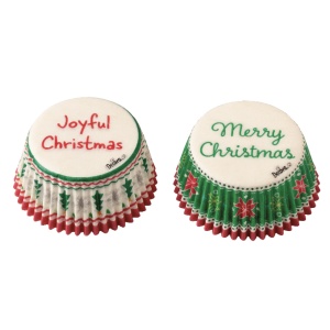Chese L Christmas-themed paper, Ø 5 x H 3.2 cm, 36 pieces